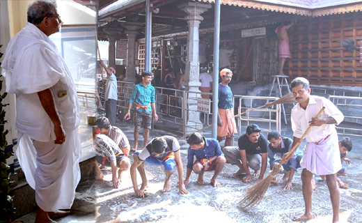 Cleanliness drive of Dharmasthala Dharmadhikari